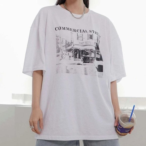 Dazy Oversized Bleecker Street Tee Unisex - Picture 3 of 13